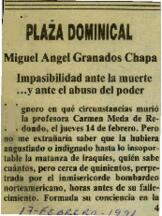 
Impasibilidad ante la muerte y ante el abuso del poder.


