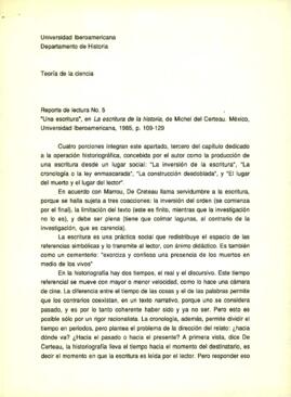 
Una escritura.


