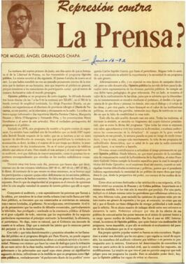 
Las elecciones y la Oposición.


