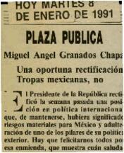 
Una oportuna rectificación. Tropas mexicanas, no.


