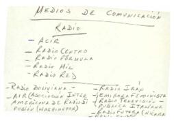
Medios de comunicación.


