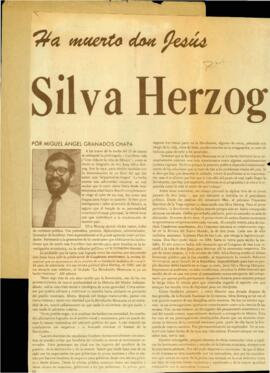 
Ha muerto Don Jesús Silva Herzog.


