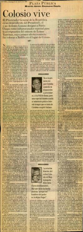 
Colosio vive.


