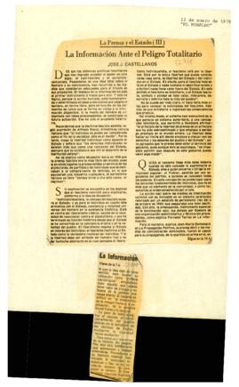 
La Informarmación Ante el Peligro Totalitario.


