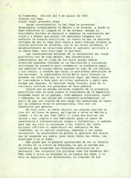 
Yucatán sin Papa.


