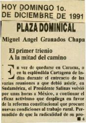 
El primer trienio. A la mitad del camino.


