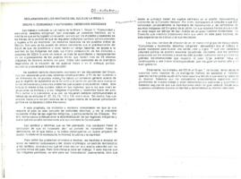 
Declaración de los invitados del EZLN en la mesa 1. Grupo 1. Comunidad y autonomía : derechos indígenas.


