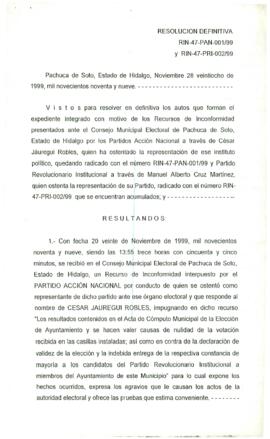 
Resolución Definitiva.



