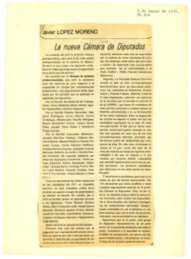 
La Nueva Cámara de Diputados.


