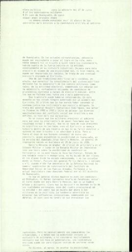 
Los gobernadores militares. El caso de Guanajuato, de nuevo.


