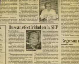 
Buscan efectividad en la SEP.


