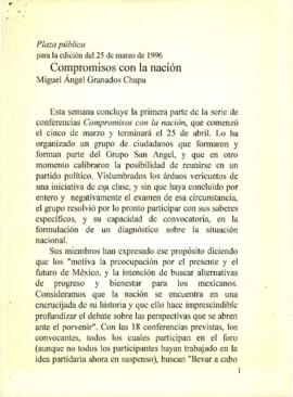 
Compromisos con la nación.


