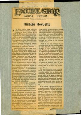 
Hidalgo revuelto. ¿Desaparición del poder?.


