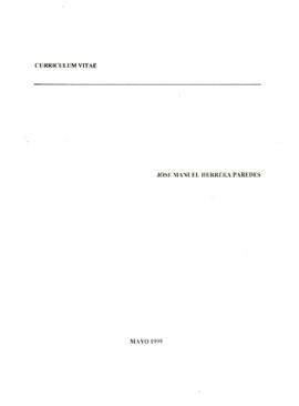 
Currículum vitae.


