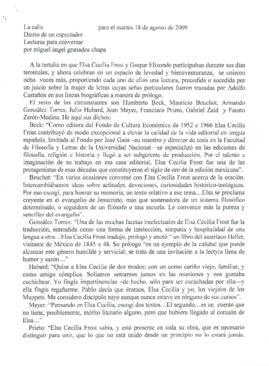 
Lecturas para conversar.


