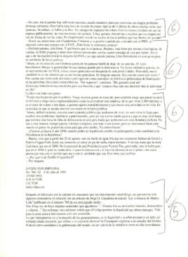 
Postura y aspiraciones de un líder del PAN en el contexto político mexicano.


