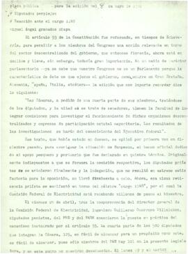 
Diputados perplejos.
Reacción ante el cargo 1148.


