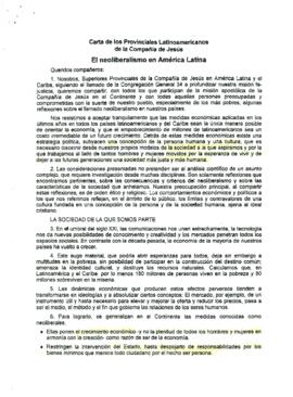 
El neoliberalismo en América Latina.


