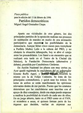 
Partidos democráticos.


