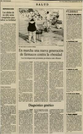 
En marcha una nueva generación de fármacos contra la obesidad.


