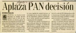 
Aplaza PAN decisión.


