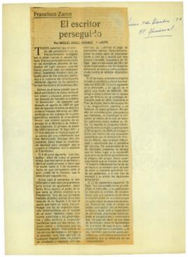 
El escritor perseguido.


