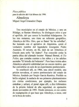 
Almoloya.



