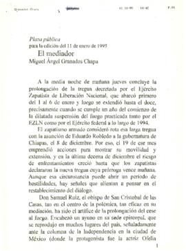 
El mediador.


