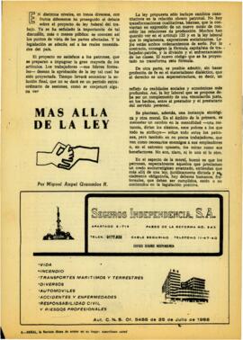 
Más Allá de la Ley.
La sucesión presidencial.


