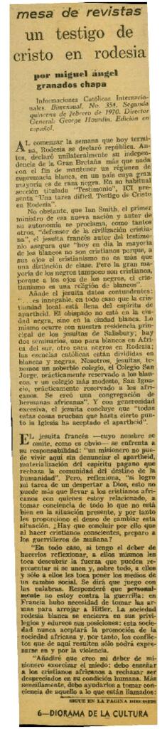 
Mesa de revistas.


