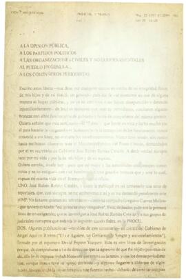 
A la opinión pública.


