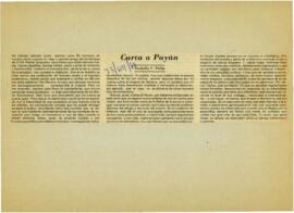
Carta a Payán.


