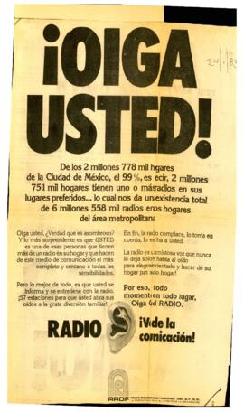 
De los 2 millones 778 mil hogares de la Ciudad de México, el 99%, es decir, 2 millones 751 mil hogares tienen uno o más radios es sus lugares preferidos.. lo cual nos da un existencia total de 6 millones 558 mil radios en los hogares del área metropolitana.


