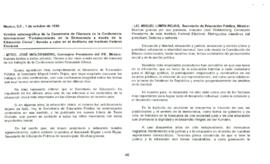 
Versión estenográfica de la Ceremonia de Clausura de la Conferencia. Internacional ´Fortalecimiento de la Democracia a través de la. Educación Cívica´.


