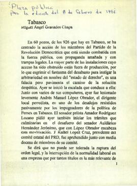 
Tabasco.


