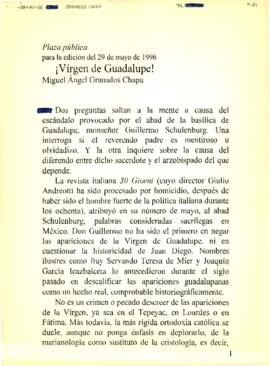 
¡Virgen de Guadalupe!.


