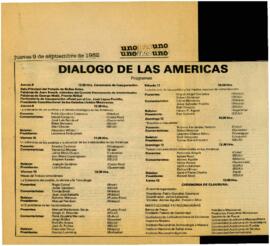 
Dialogo de las Américas.


