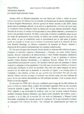 
Montemayor detenido.


