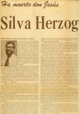 
Ha muerto Don Jesús Silva Herzog.


