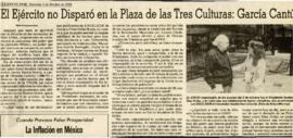 
El Ejército no Disparó en la Plaza de las Tres Culturas : García Cantú.
Queso Gruyere, el Esquema Fiscal.
Necesario Diseñar una Política Aeronáutica.


