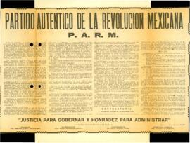 
Partido Autentico de la Revolución Méxicana P.A.R.M.


