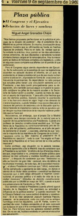 
El Congreso y el Ejecutivo.


