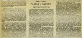 
Miguel Alemán Política y negocios.


