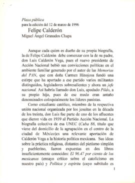 
Felipe Calderón.


