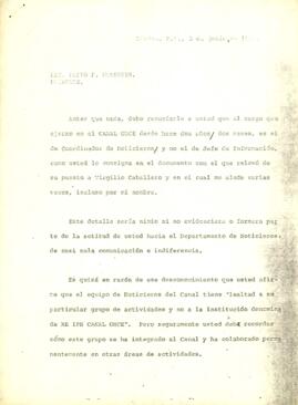 
Carta a Pablo F. Marentes.


