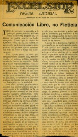
Comunicación libre, no ficticia.



