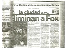 
Eliminan a Fox.


