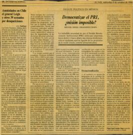 
Democratizar el PRI, ¿misión imposible?.


