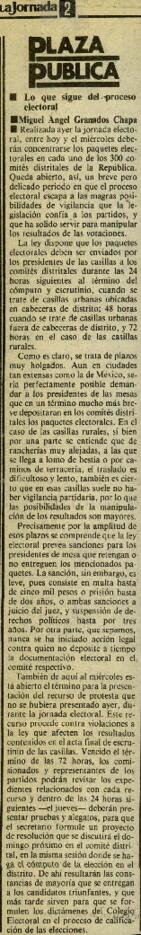 
Lo que sigue del proceso electoral.


