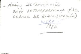 
Medios de comunicación unión latinoamericana y del caribe de radiodifusión.


